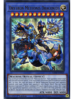 Drytron Meteonis Draconids - GEIM-EN029 - Ultra Rare
