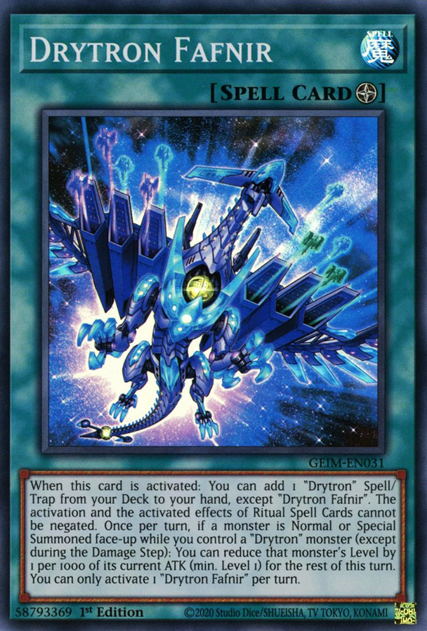 Drytron Fafnir - GEIM-EN031 - Super Rare 1