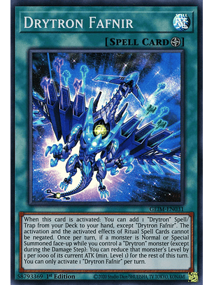 Drytron Fafnir - GEIM-EN031 - Super Rare