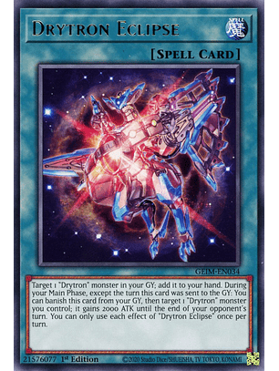 Drytron Eclipse - GEIM-EN034 - Rare 