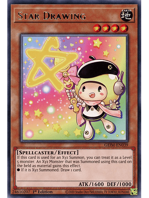 Star Drawing - GEIM-EN039 - Rare 