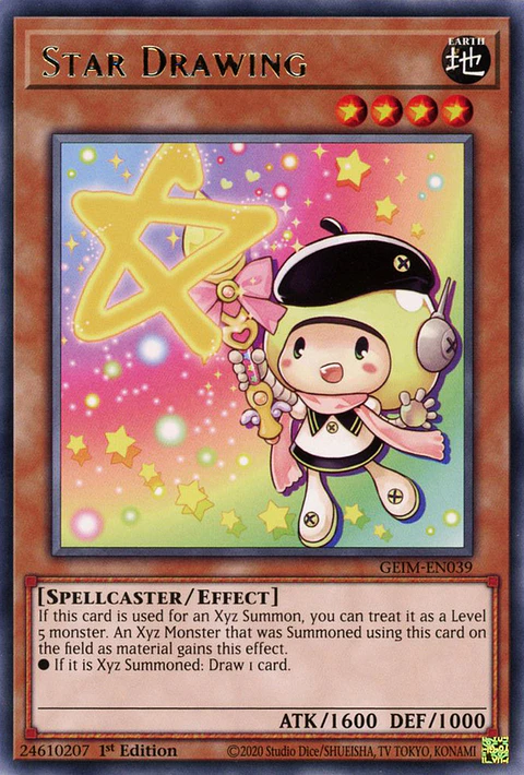 Star Drawing - GEIM-EN039 - Rare 