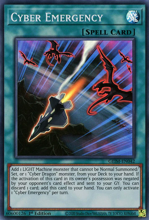 Cyber Emergency - GEIM-EN042 - Super Rare