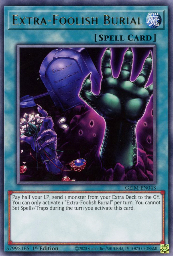 Extra-Foolish Burial - GEIM-EN043 - Rare 1