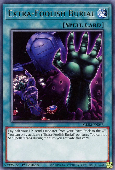 Extra-Foolish Burial - GEIM-EN043 - Rare