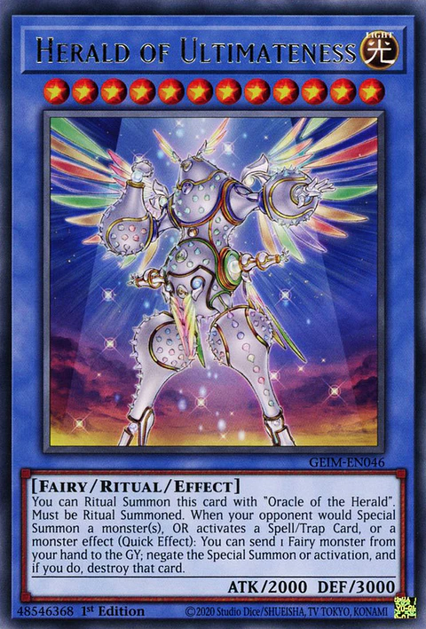 Herald of Ultimateness - GEIM-EN046 - Rare 