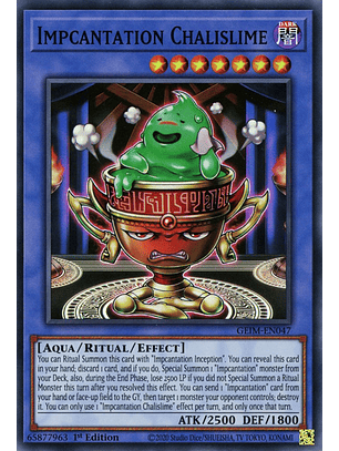 Impcantation Chalislime - GEIM-EN047 - Super Rare