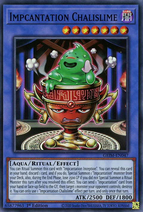 Impcantation Chalislime - GEIM-EN047 - Super Rare