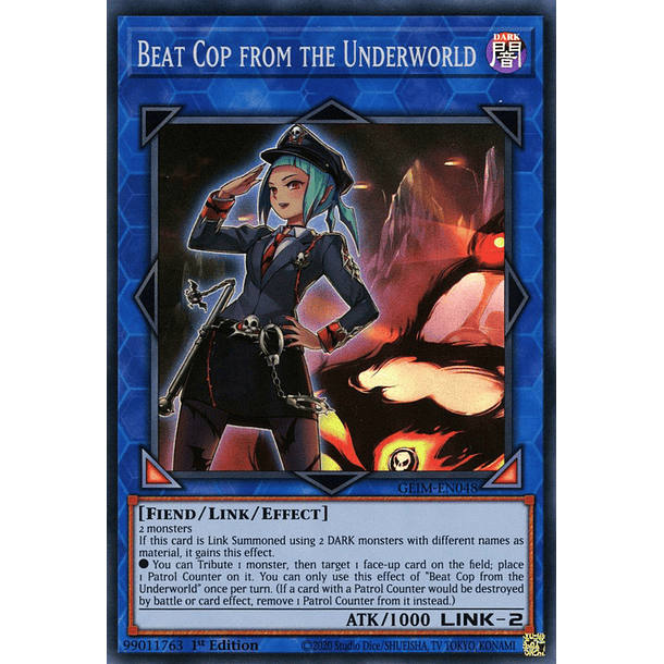 Beat Cop from the Underworld - GEIM-EN048 - Super Rare