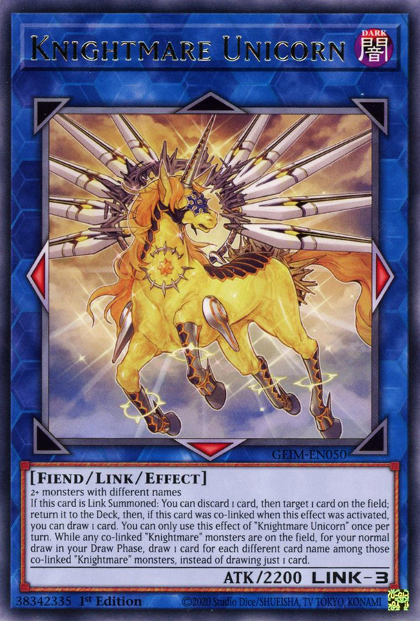 Knightmare Unicorn - GEIM-EN050 - Rare 1