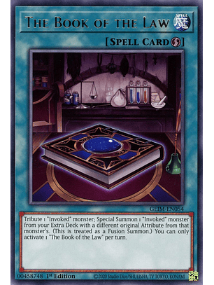 The Book of the Law - GEIM-EN054 - Rare