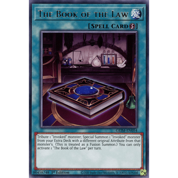 The Book of the Law - GEIM-EN054 - Rare