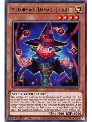 Performage Damage Juggler - GEIM-EN060 - Rare 