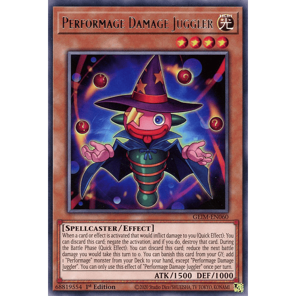 Performage Damage Juggler - GEIM-EN060 - Rare 