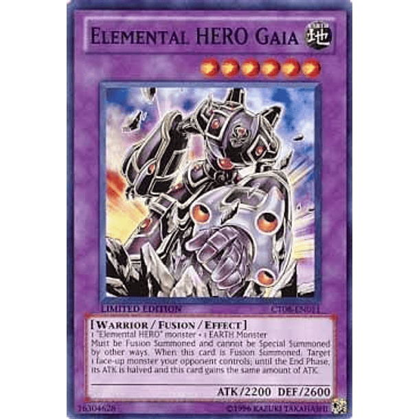 Elemental Hero Gaia - CT08-EN011 - Super Rare