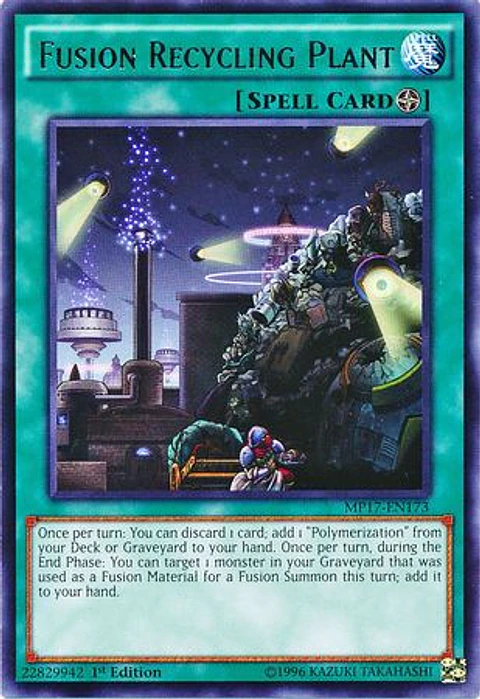 Fusion Recycling Plant - MP17-EN173 - Rare