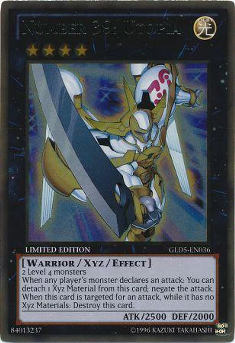 Number 39: Utopia - GLD5-EN036 - Gold Rare