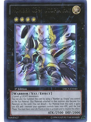 Number C39: Utopia Ray - ORCS-EN040 - Ultra Rare