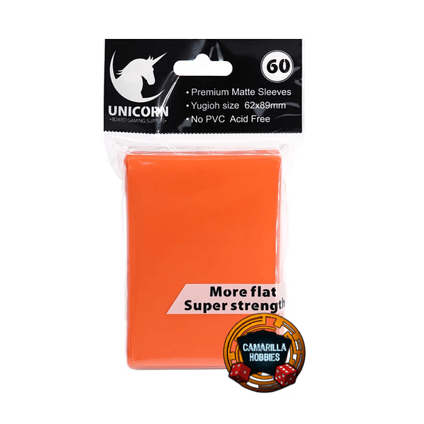Micas Unicorn Small Paquete con 60 color Naranja 