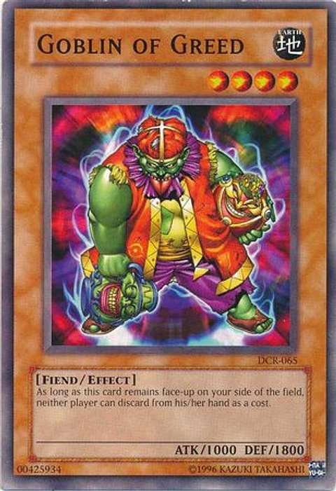 Goblin of Greed - DCR-065 - Common (jugada)