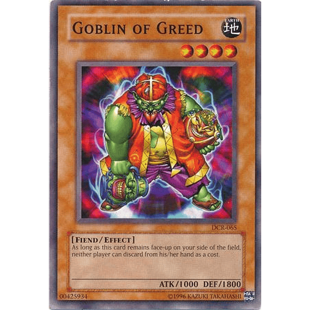 Goblin of Greed - DCR-065 - Common (jugada)