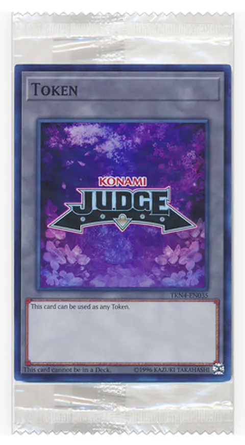 Yu-Gi-Oh Judge Token - TKN4-EN035 - Super Rare (sellado)
