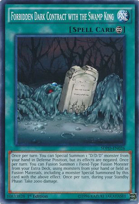 Forbidden Dark Contract with the Swamp King - SDPD-EN026 - Common