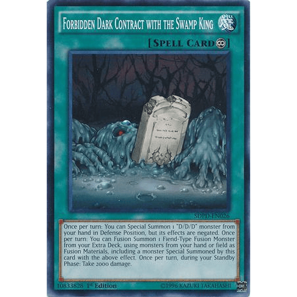 Forbidden Dark Contract with the Swamp King - SDPD-EN026 - Common