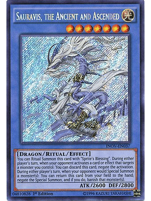 Sauravis, the Ancient and Ascended - INOV-EN037 - Secret Rare