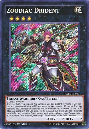 Zoodiac Drident - RATE-EN053 - Secret Rare 1
