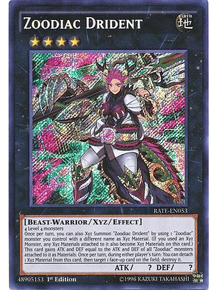 Zoodiac Drident - RATE-EN053 - Secret Rare