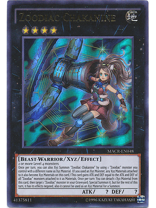 Zoodiac Chakanine - MACR-EN048 - Ultra Rare