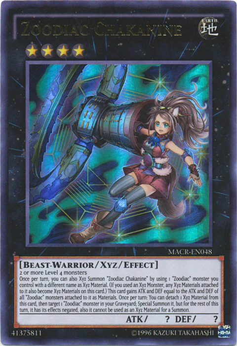 Zoodiac Chakanine - MACR-EN048 - Ultra Rare