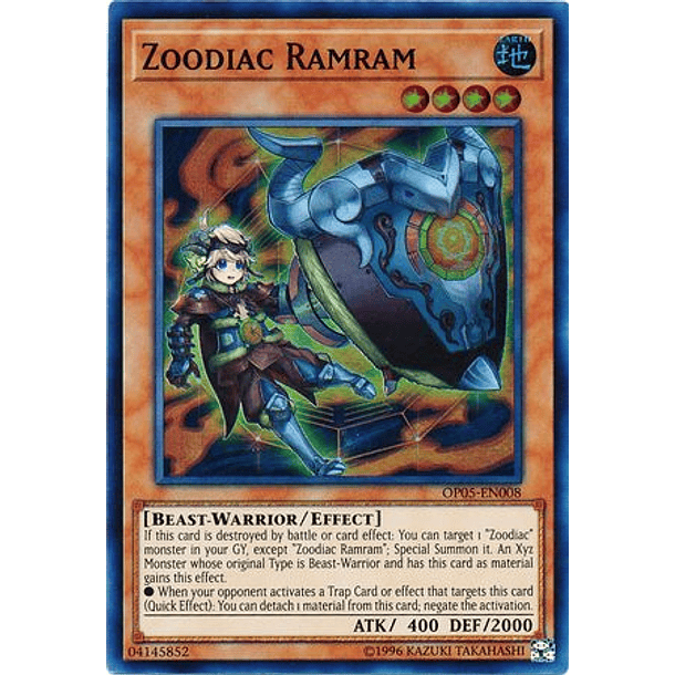 Zoodiac Ramram - OP05-EN008 - Super Rare