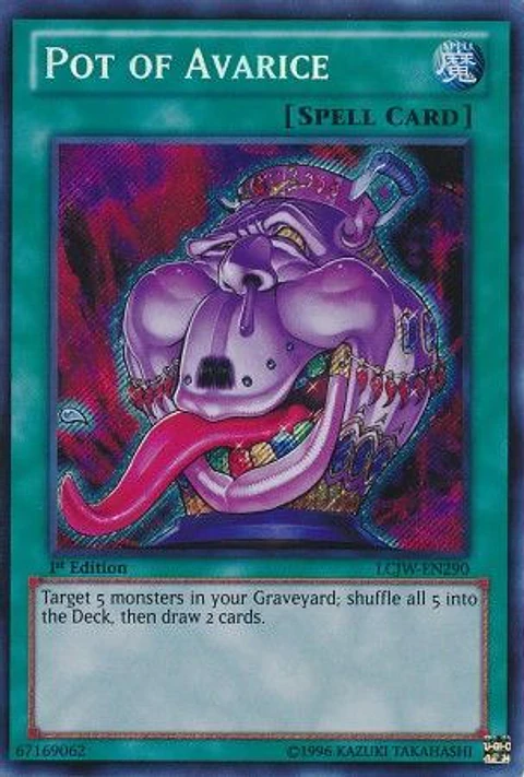 Pot of Avarice - LCJW-EN290 - Secret Rare