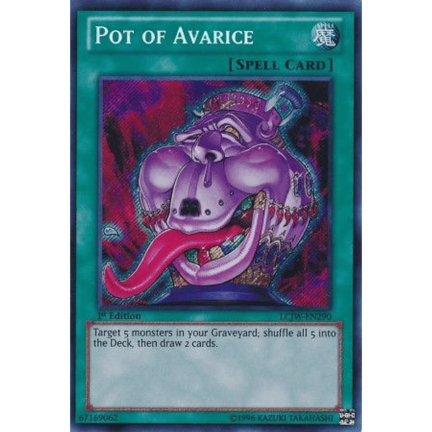 Pot of Avarice - LCJW-EN290 - Secret Rare