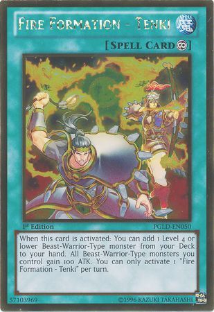 Fire Formation - Tenki - PGLD-EN050 - Gold Rare 1