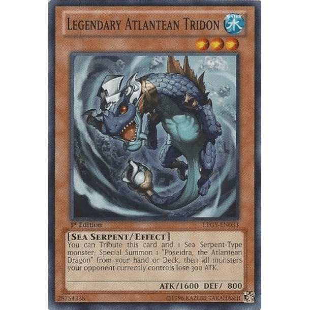 Legendary Atlantean Tridon - LTGY-EN033 - Common