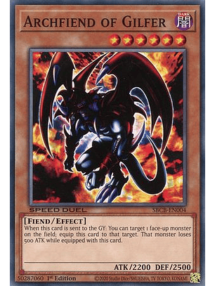 Archfiend of Gilfer - SBCB-EN004 - Common