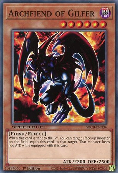 Archfiend of Gilfer - SBCB-EN004 - Common
