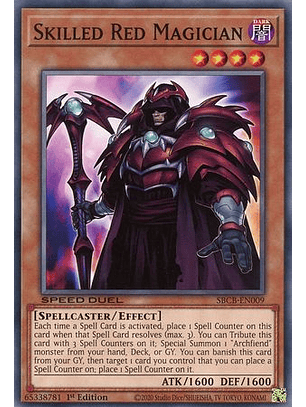 Skilled Red Magician - SBCB-EN009 - Common