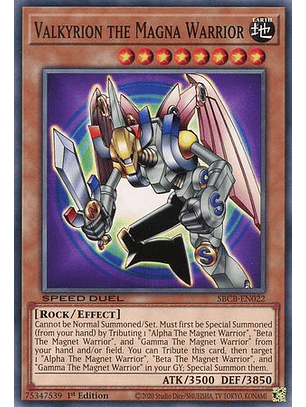 Valkyrion the Magna Warrior - SBCB-EN022 - Common