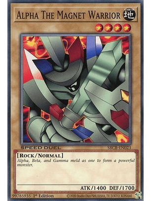 Alpha The Magnet Warrior - SBCB-EN023 - Common
