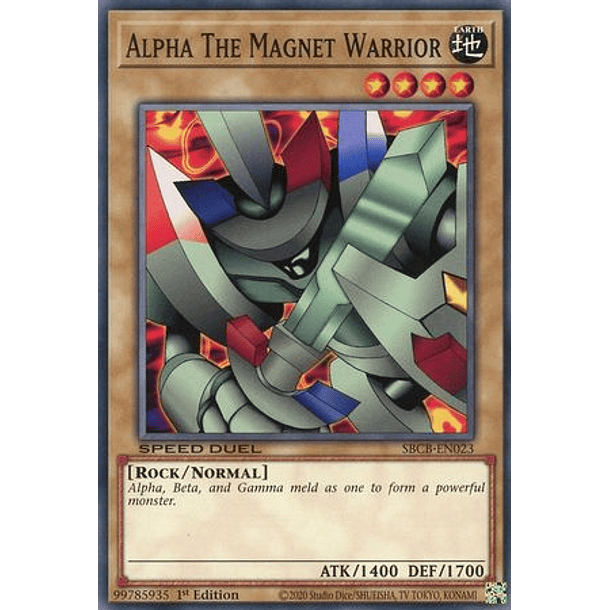 Alpha The Magnet Warrior - SBCB-EN023 - Common