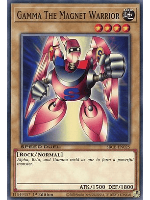 Gamma The Magnet Warrior - SBCB-EN025 - Common