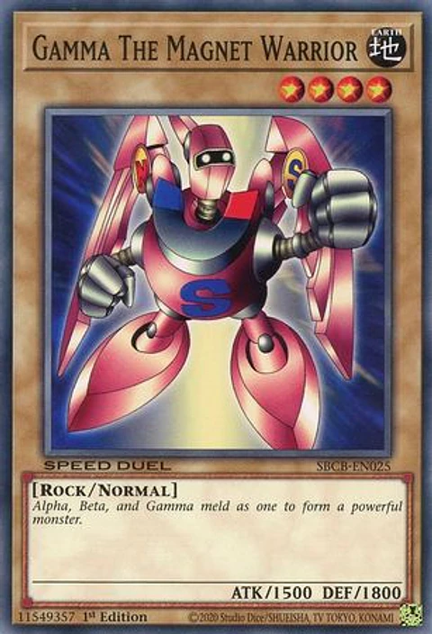 Gamma The Magnet Warrior - SBCB-EN025 - Common