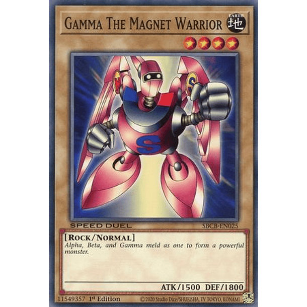 Gamma The Magnet Warrior - SBCB-EN025 - Common