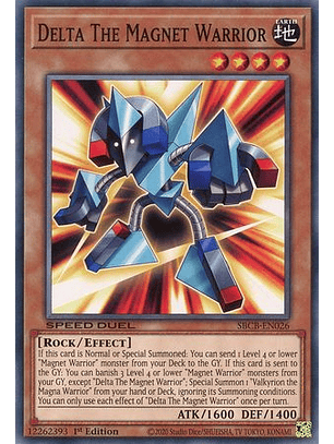Delta The Magnet Warrior - SBCB-EN026 - Common
