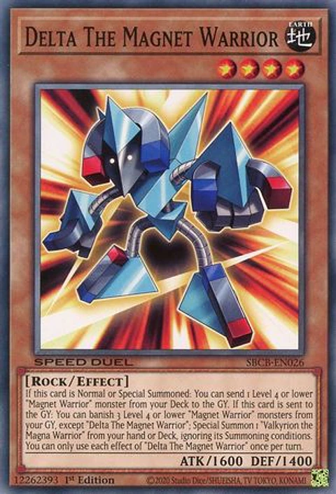 Delta The Magnet Warrior - SBCB-EN026 - Common