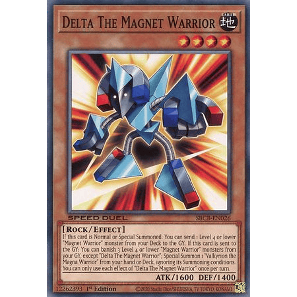 Delta The Magnet Warrior - SBCB-EN026 - Common